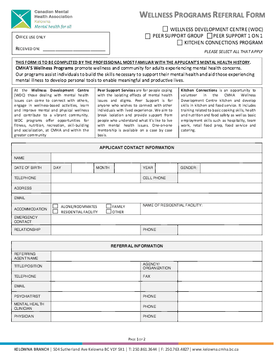 WellnessProgramsReferralForm