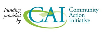 funding provided by Community Action Initiative (logo)